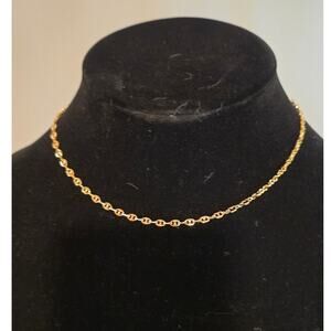 Myanmar Flat Mariner Link Adjustable Length Necklace NWT